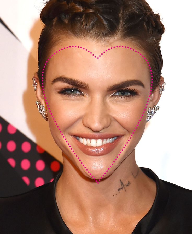 The Perfect Eyebrow Shape for a Heart Face