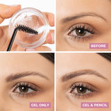 Brow Define & Set: Brow Styling Gel With Growth Benefits & Waterproof Pencil