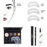 Eyebrow Essentials Gift Set - Eyebrow Kit With Stencils, Eyebrow Grooming Tools & Brow Glue Extreme Hold