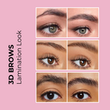3D Brows: Eyebrow Styling Gel & Waterproof Eyebrow Pencil