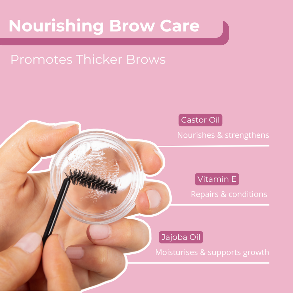 Glow & Grow Bundle: Nourishing Brow Gel & 2-in-1 Lash & Brow Growth Serum