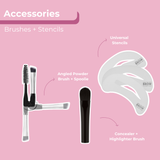 Beauty Lover's Dream Set: Complete Eyebrow Kit, Grooming Kit & Brow Proof Glue