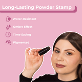 Eyebrow Powder Stamp and Stencil Kit