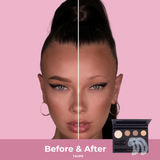 All-In-One Eyebrow Makeup Kit With Stencils