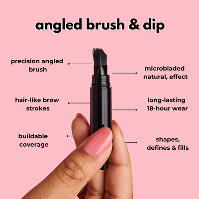 Microbladed Effect Duo: Feathered Brow Dip + Microblading Pen