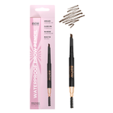 2 In 1 Waterproof Angled Eyebrow Pencil with Spoolie