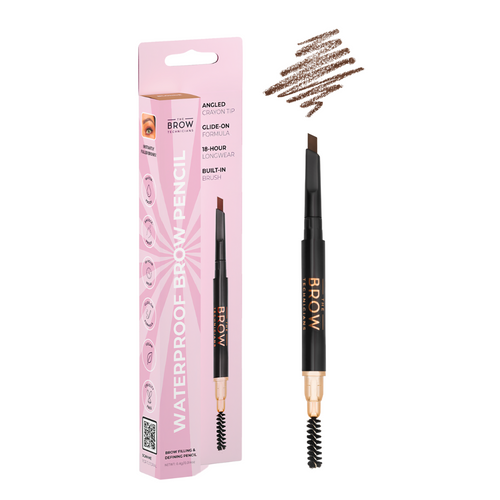 2 In 1 Waterproof Angled Eyebrow Pencil with Spoolie