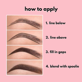 Flawless Brows Duo: Eyebrow Stamp Kit & Waterproof Pencil