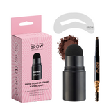 Flawless Brows Duo: Eyebrow Stamp Kit & Waterproof Pencil