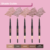 2 In 1 Waterproof Angled Eyebrow Pencil with Spoolie