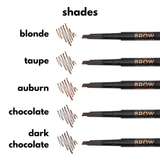 Flawless Brows Duo: Eyebrow Stamp Kit & Waterproof Pencil