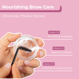 Glow & Grow Bundle: Nourishing Brow Gel & 2-in-1 Growth Serum