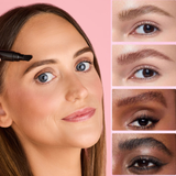 2-in-1 Angled Brush & Dip for Feathered, Hair-Stroke Brows