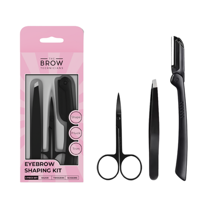 3 in 1 Eyebrow Grooming Kit - Brow Shaping Tools