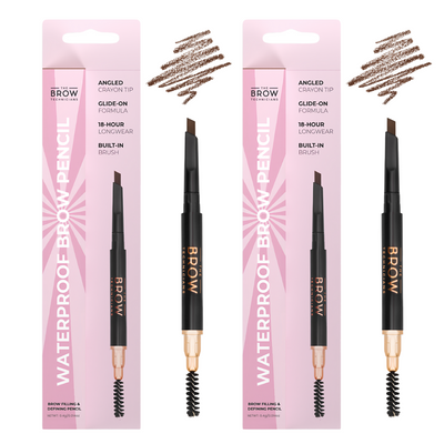 Glide & Define: Waterproof Angled Eyebrow Pencil Duo