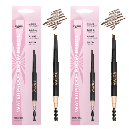 Glide & Define: Waterproof Angled Eyebrow Pencil Duo